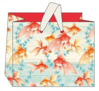 Fish Print Medium Landscape Gift Bag